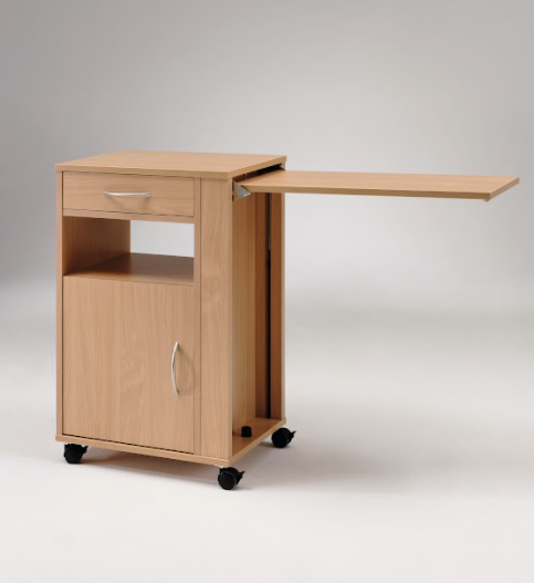 Bettnachtschrank mit verstellbarer Tischplatte