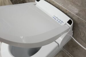 WC-Aufsatz mit Wascheinrichtung