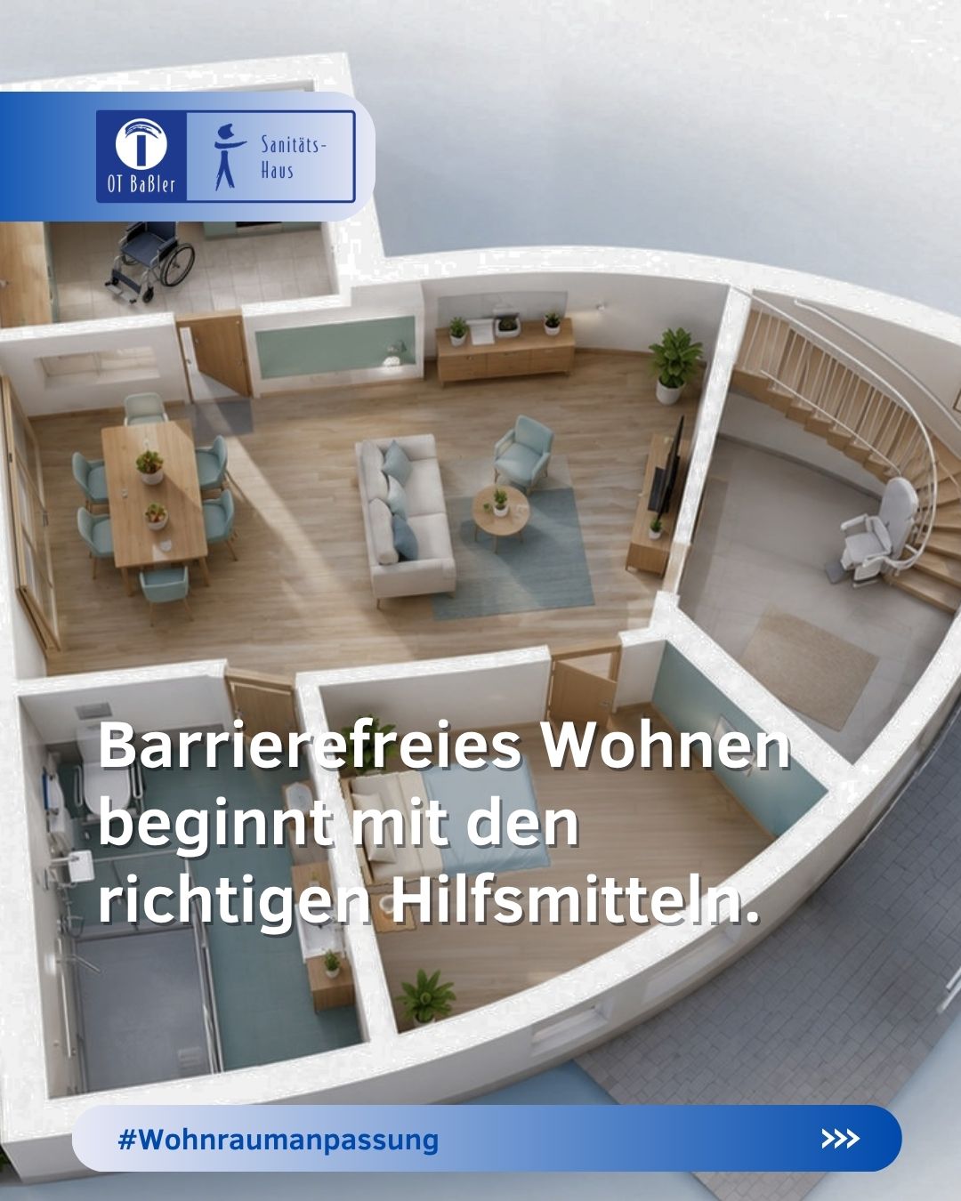 OT Baßler Sanitätshaus. Barrierefreies Wohnen beginnt mit den richtigen Hilfsmitteln.